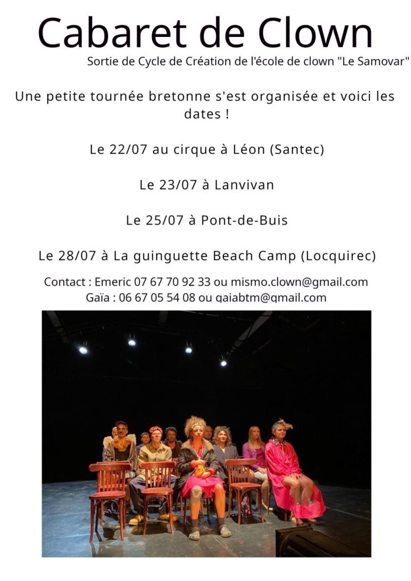 Visuel tournée cab clown